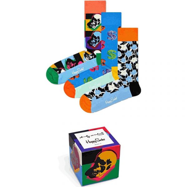 Happy Socks Andy Warhol Skul Giftbox - King of Socks