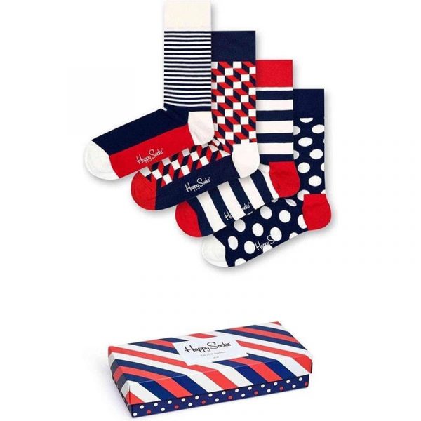 XBDO09-6000_1 Classic Navy Giftbox Happy Socks