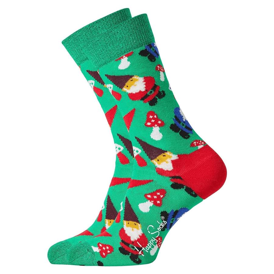 Noordoosten stropdas gisteren Happy Socks Garden Gnome Sok - Groen Heren & Dames kopen?
